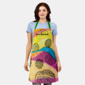 Handwerksshow von Doodle Strickfaser Schürze (Getragen)