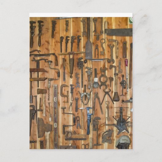 Handwerkszeug Postkarte (Vorderseite)