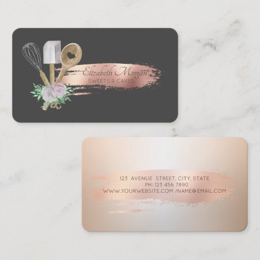 Handwerkzeug für berufliche Pinselstriche Visitenkarte (Vorne/Hinten)