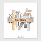 Handwerkzeuge Aufkleber (Blatt)