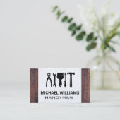 Handwerkzeuge für Hardware-Tischler | Holzspackle Visitenkarte (Stehend Vorderseite)