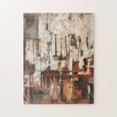 Handwerkzeuge im Maschinenladen Puzzle (Vertikal)