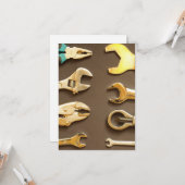 Handwerkzeuge Karte (Vorderseite/Rückseite Beispiel)