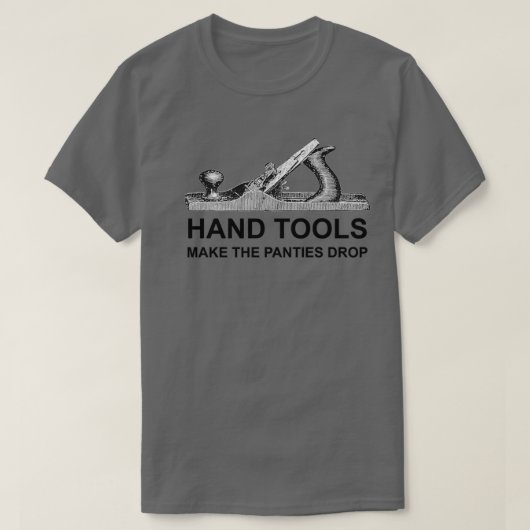 Handwerkzeuge lassen die Scheiben fallen T-Shirt (Design vorne)