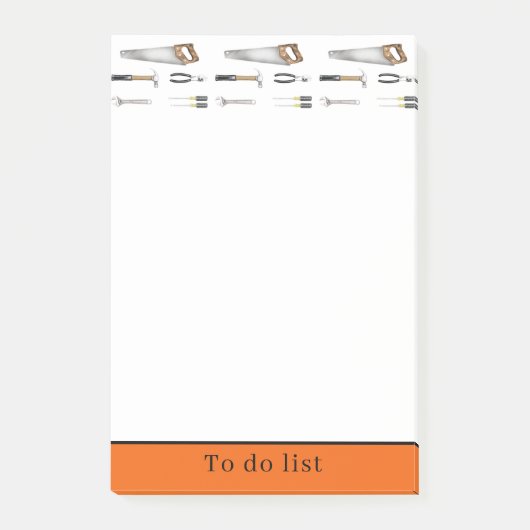 Handwerkzeuge Post-it Klebezettel (Vorderseite)