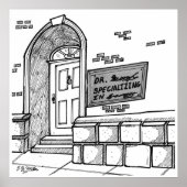 Handwriting-Cartoon 2059 Poster (Vorne)