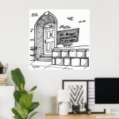 Handwriting-Cartoon 2059 Poster (Heimbüro)