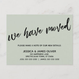 Handwriting Einfach haben wir Typografie-Seite ver Postkarte