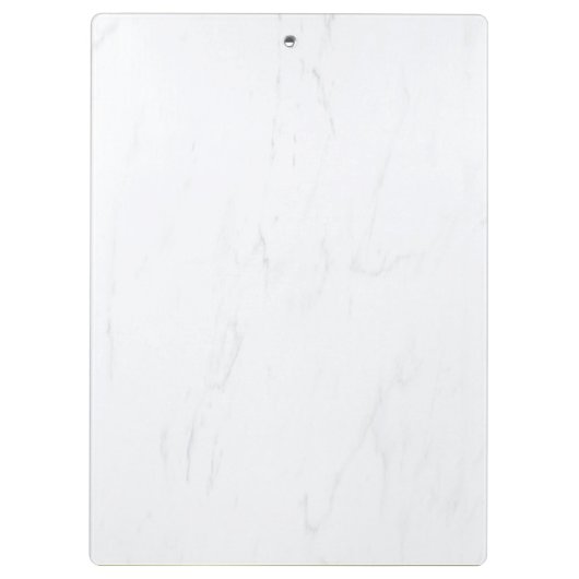 Handwriting Gold Monogram Moderne Elegante Marmor Klemmbrett (Rückseite)