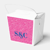 Handwriting-Liebe-Story-INITIALS Couple Preppy Fun Geschenkschachtel (Rückseite)