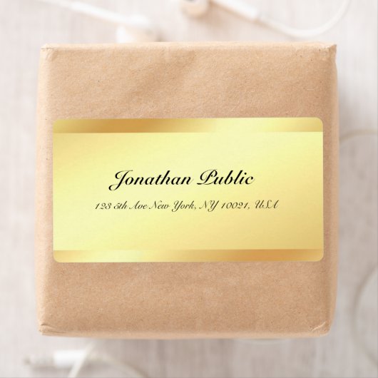 Handwriting Name Skript Elegance Gold Beruflich (Insitu)
