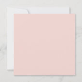 Handwriting Pastel Retro Wedding Rsvp Einladung (Rückseite)