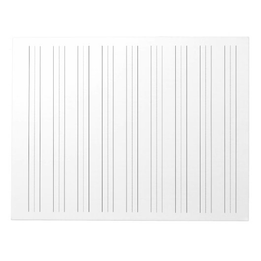 Handwriting Penmanship Practice Papier Pad Notepad Notizblock (Vorderseite)