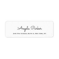 Handwriting Schlicht Simple White Beruflich Modern