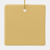 Handwriting Script Freude Weihnachten Gold Black Keramikornament (Rückseite)