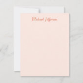 Handwriting Script Name Elegant Schlicht RSVP Karte (Vorderseite)