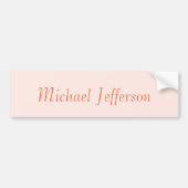 Handwriting Script Name Elegant Schlicht Simple Autoaufkleber (Vorne)