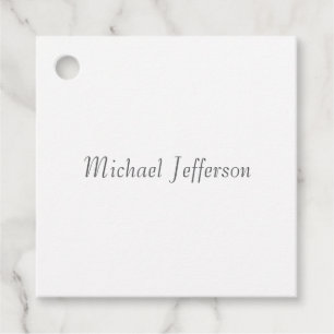 Handwriting Script Name Elegant Schlicht Simple Geschenkanhänger