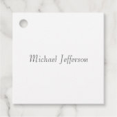 Handwriting Script Name Elegant Schlicht Simple Geschenkanhänger (Vorderseite)