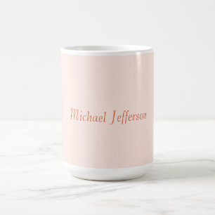 Handwriting Script Name Elegant Schlicht Simple Kaffeetasse
