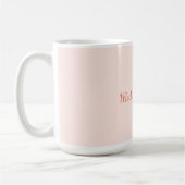 Handwriting Script Name Elegant Schlicht Simple Kaffeetasse (Links)