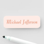 Handwriting Script Name Elegant Schlicht Simple Namensschild (Beispiel)