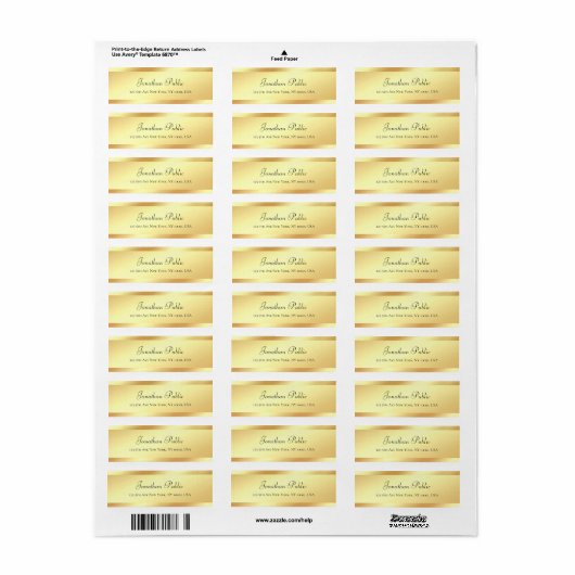 Handwriting Script Name Gold Look Eleganter Luxus (Vorne)