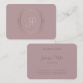 Handwriting-Skript Moderne Elite-Designvorlage Visitenkarte (Vorne/Hinten)