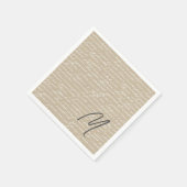 Handwriting Urheber-Bücher Romantik Serviette (Ecke)