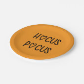 Handwritten hocus pocus pappteller (Schrägansicht)