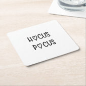 Handwritten hocus pocus rechteckiger pappuntersetzer (angewinkelt)