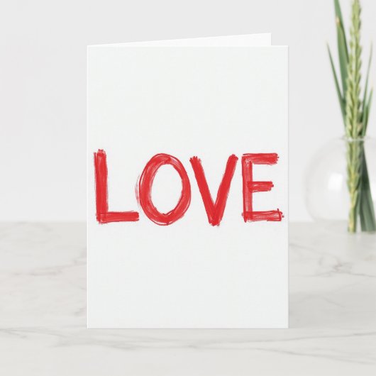 Handwritten Love Card Karte (Vorderseite)