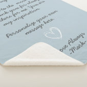 handwritten love letter or message custom sherpadecke (3/4)