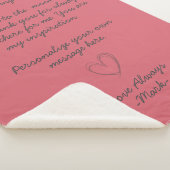 handwritten love letter or message custom sherpadecke (3/4)