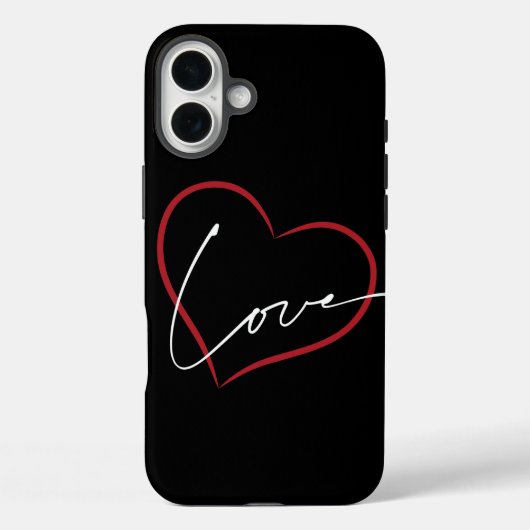 handwritten love poster Case-Mate iPhone hülle (Rückseite)
