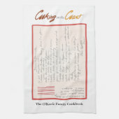 Handwritten Marinade Recipe Mutter Handtuch (Vertikal)