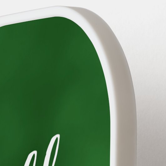 Handwritten Pickleball Professor Dinks Chalkboard Pickleball Schläger (Linke Seite)