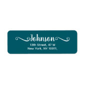 Handwritten Script Blue Label (Vorne)