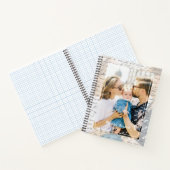 Handwritten Script Family Photo Personalized Notizblock (Innenseite)