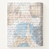 Handwritten Script Family Photo Personalized Notizblock (Rückseite)