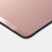 Handwritten Script Name Elegant Rose Gold Modern Schreibtischunterlage (Ecke)