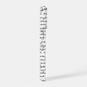 Handwritten Script Personalized 2 Photo Layout iPhone Hülle (Rechte Seite)