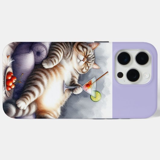 Handy-Abdeckung, Gehäuse mit violetten Blumen Case-Mate iPhone Hülle (Rückseite (Horizontal))