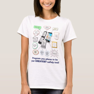 Handy als Sicherheits-Werkzeug T-Shirt