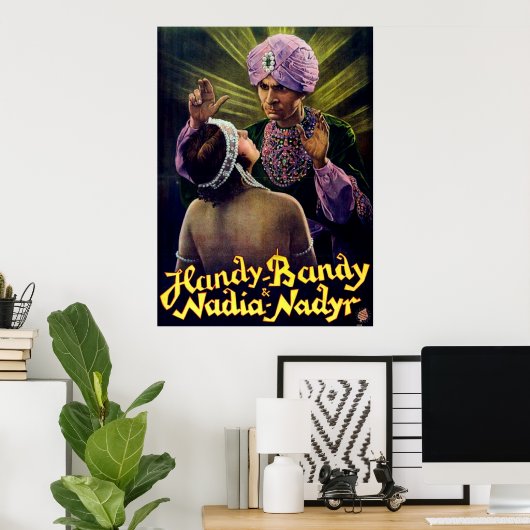 Handy Bandy the Hypnotist Vintage Poster (Heimbüro)