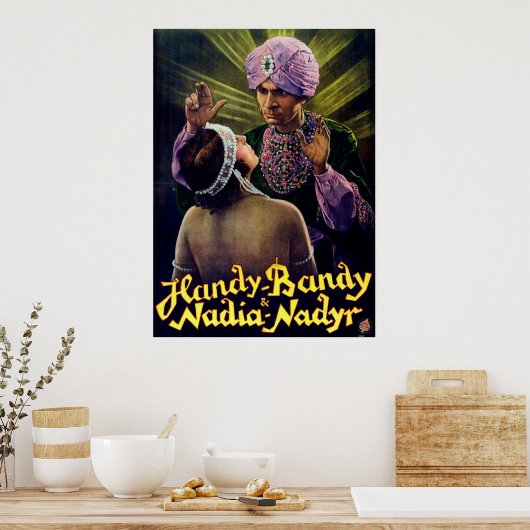 Handy Bandy the Hypnotist Vintage Poster (Küche)