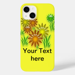 Handy Case - Drei dimensionale Neon Daisies
