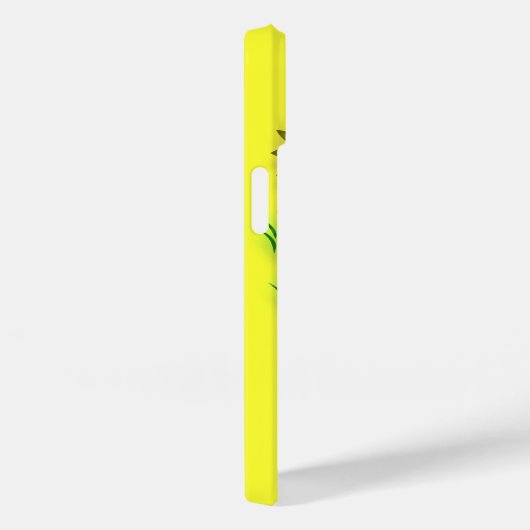 Handy Case - Drei dimensionale Neon Daisies (Rückseite / Rechts)