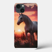 Handy Case, iPhone, Sunset Wild Horse Case-Mate iPhone Hülle (Rückseite)