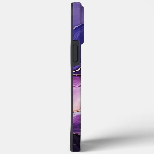 Handy-Case, Lila-Gold-Marmor, personalisieren Case-Mate iPhone Hülle (Rückseite / Rechts)